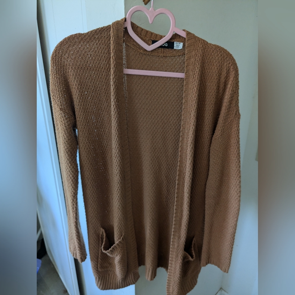 BDG Burnt Orange Open Knit Cardigan – Size XS